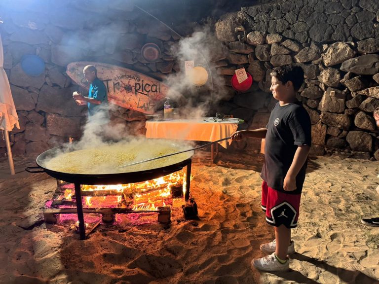 comerenlanzarote.com Paella en El Chiringuito Tropical