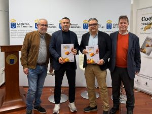 El Cabildo presenta el libro Cocina Tradicional de Lanzarote, de Fefo Nieves, en el marco de Madrid Fusión 